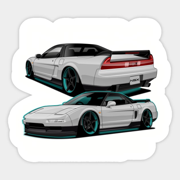 Nsx cut out Sticker by EF Warehouse 